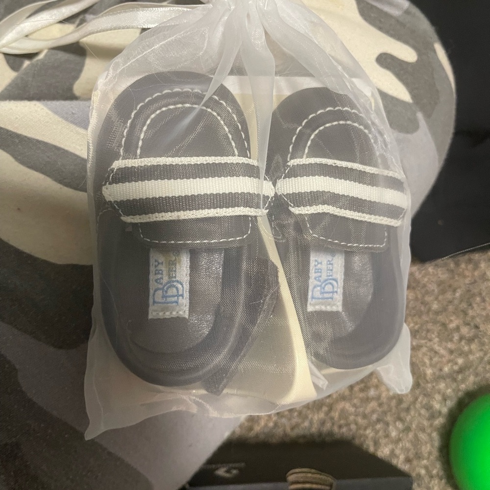 Baby Deer Keepsake Monogram Shoes